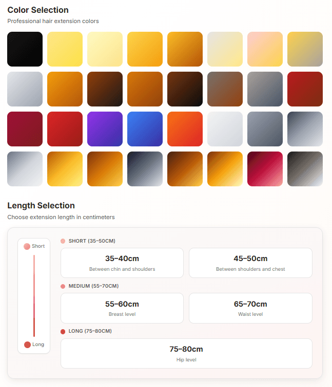 Passo 2 — Scegli stile e colore Passo 2 — Scegli stile e colore